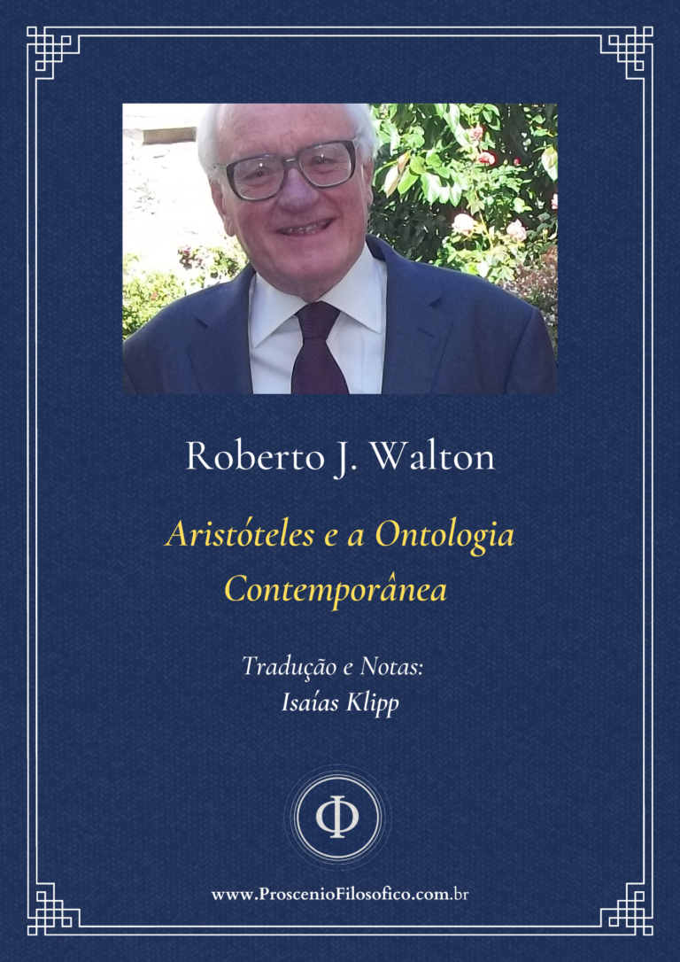 Roberto J. Walton - Aristóteles e a Ontologia Contemporânea 04-02-23