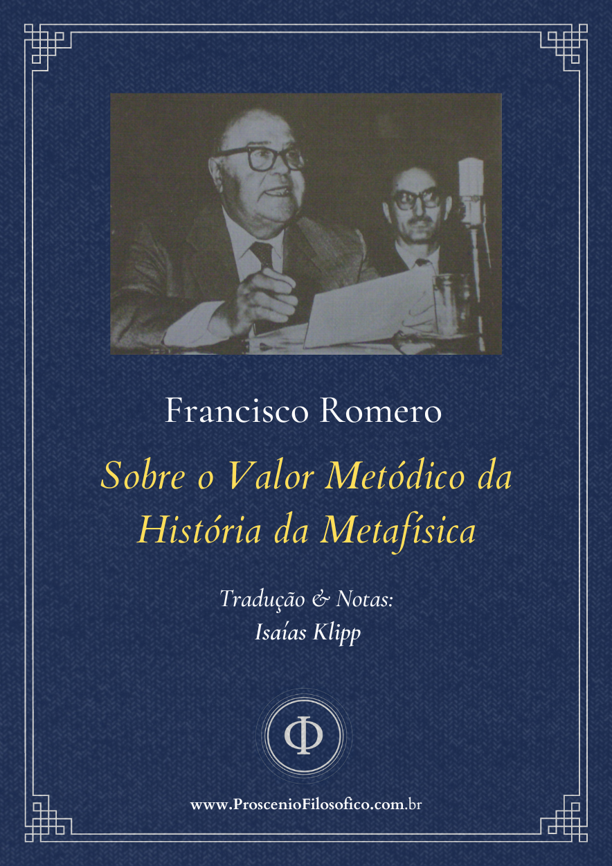 Francisco Romero - Sobre o Valor Metódico da História da Metafísica